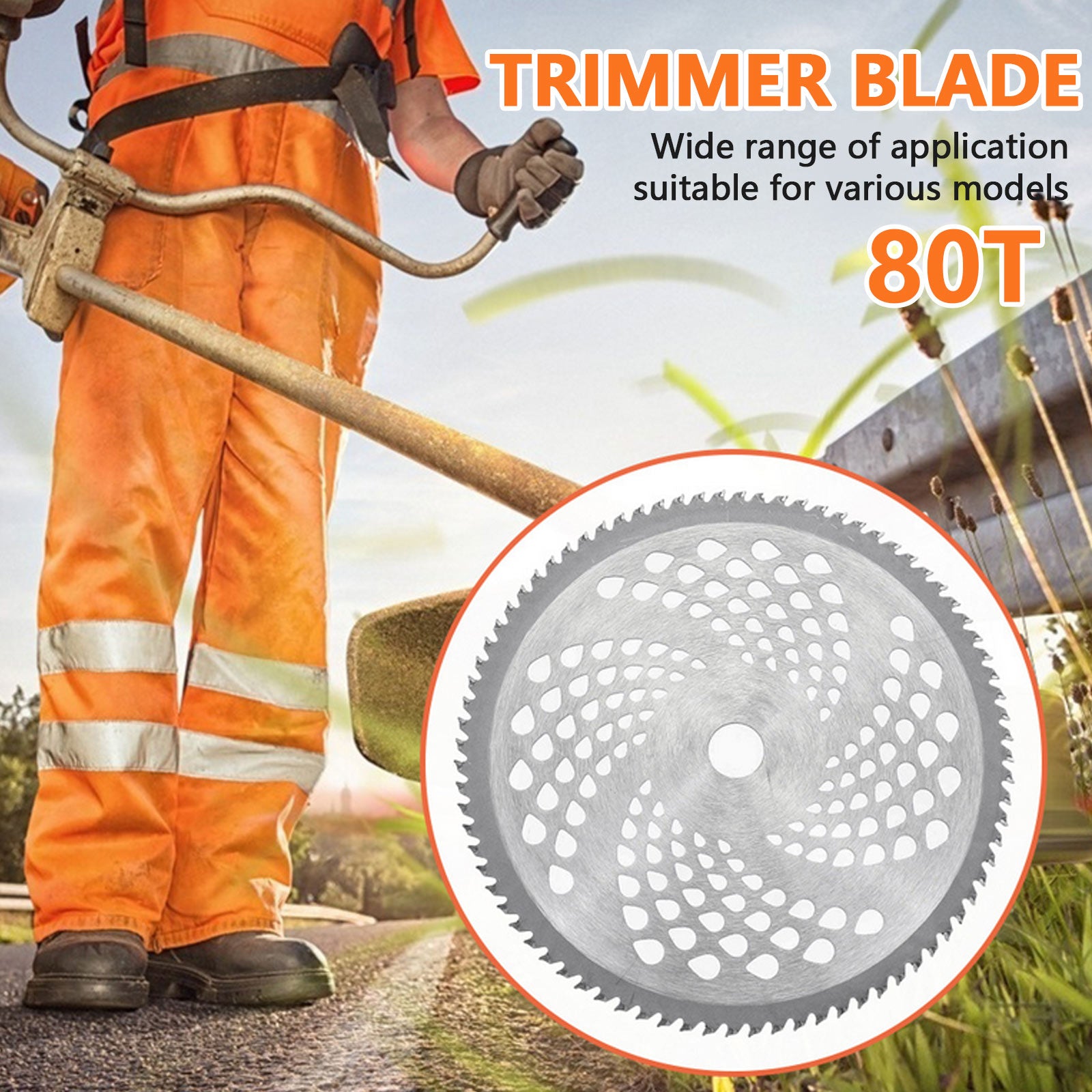 Lawn Mower Blade Straight Blade Alloy Head Circular Saw Blade 40 Teeth 60 Teeth 80 Teeth Garden Accessories General
