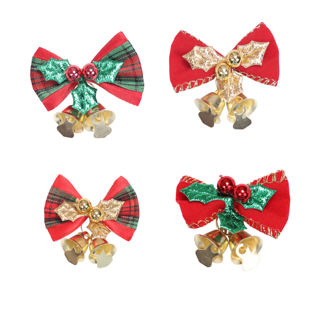 Mini Bow Christmas Tree Decoration Accessories