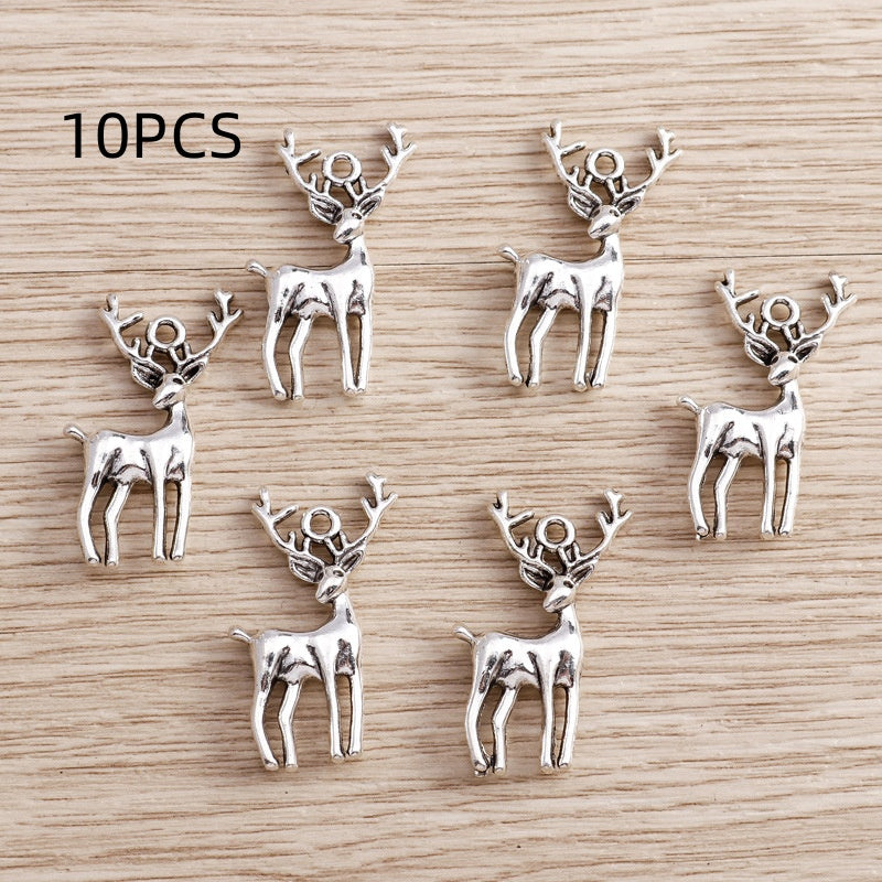 Electroplated Alloy Christmas Accessories Animal Pendant